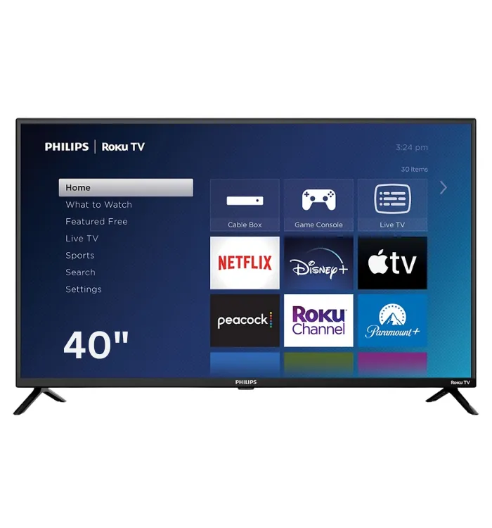 Philips Roku 40 PFL6543 Front
