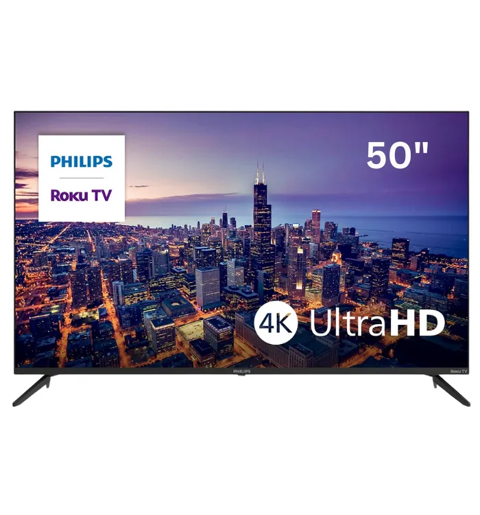 Philips Roku 50" | 50PUL6643 6600 Series Front